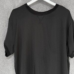 Banana Republic Soft Jersey Mixed-Media Blouse